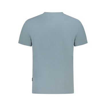 Napapijri Grigio Organic Cotton Men T-Shirt