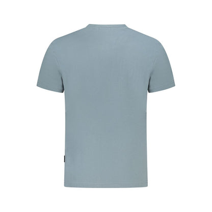 Napapijri Grigio Organic Cotton Men T-Shirt