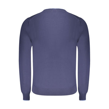 North Sails Blue Cotton Men's Sweater