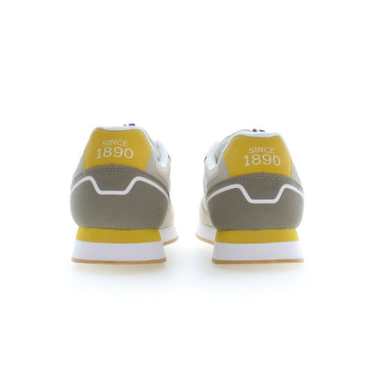 U.S. POLO ASSN. Beige Polyurethane Men Sneaker