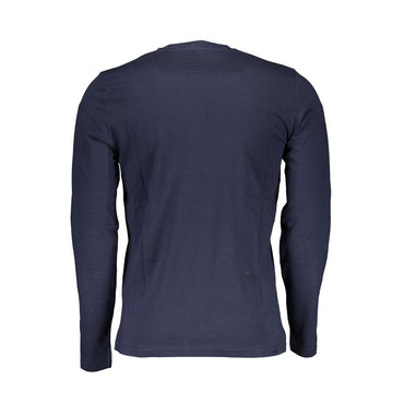 North Sails Blu Cotton Men T-Shirt