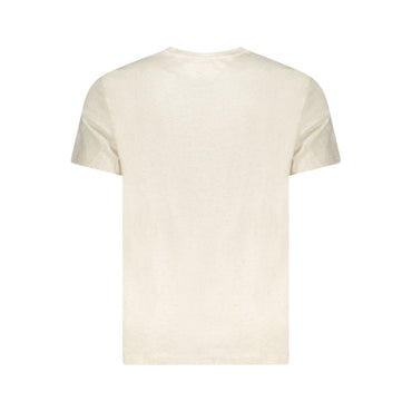 Tommy Hilfiger Beige Cotton Men's T-Shirt