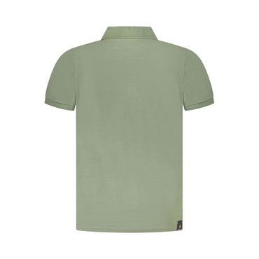 Accademia Militare Green Cotton Polo Shirt