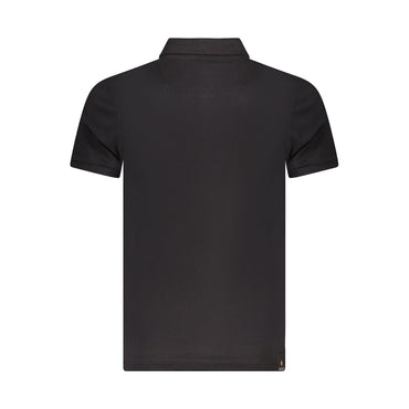 Accademia Militare Black Cotton Polo Shirt