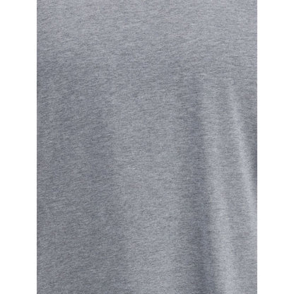 Brunello Cucinelli Gray Cotton T-Shirt