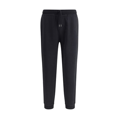 Brunello Cucinelli Black Cotton Joggers (Workout Pants)