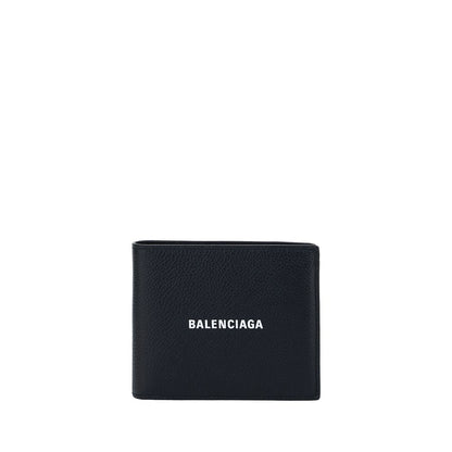Balenciaga Black Calf Leather Bos Taurus Wallet