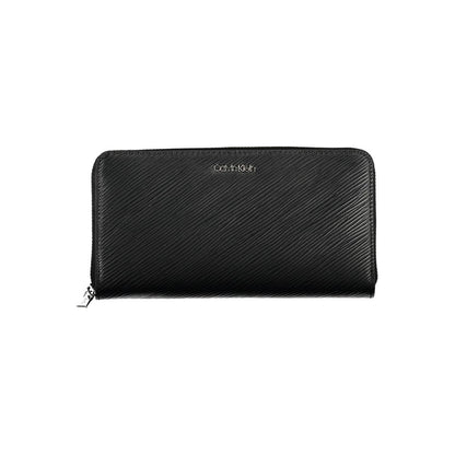 Calvin Klein Black Polyurethane Women Wallet