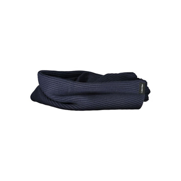 Calvin Klein Blue Cotton Scarf