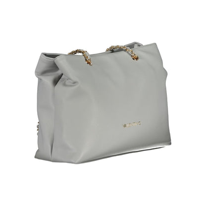 Mario Valentino Grigio Polyurethane Women Shoulder Bag