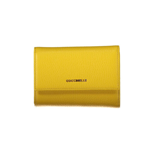 Coccinelle Yellow Leather Wallet