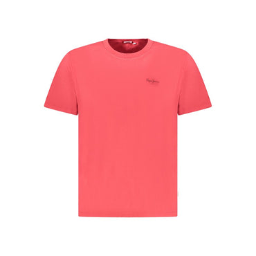 Pepe Jeans Rosso Cotton Men T-Shirt