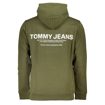 Tommy Hilfiger Green Cotton Men Sweater