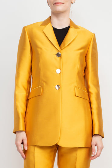 John Meyer Collection Notched Collar Long Sleeve 3 Button Jacket with Matching Pants-1