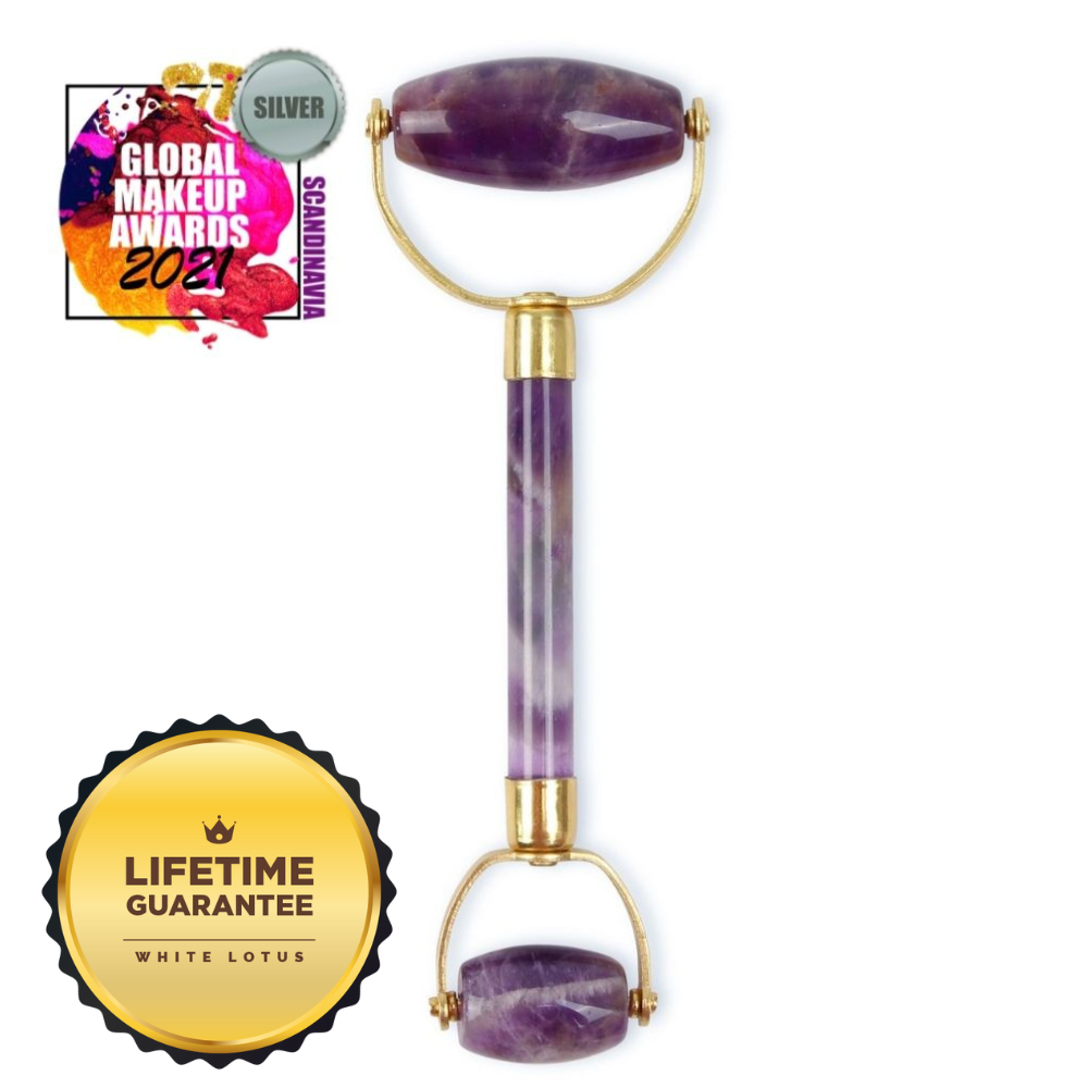 Double Headed Amethyst Roller - The Amethyst Face Roller US-0