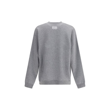Balenciaga Gray Cotton Sweatshirt
