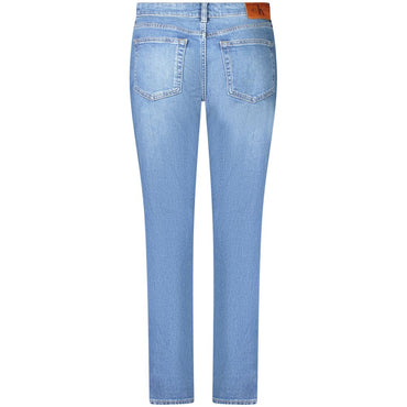 Calvin Klein Blue Cotton Women's Slim Jean