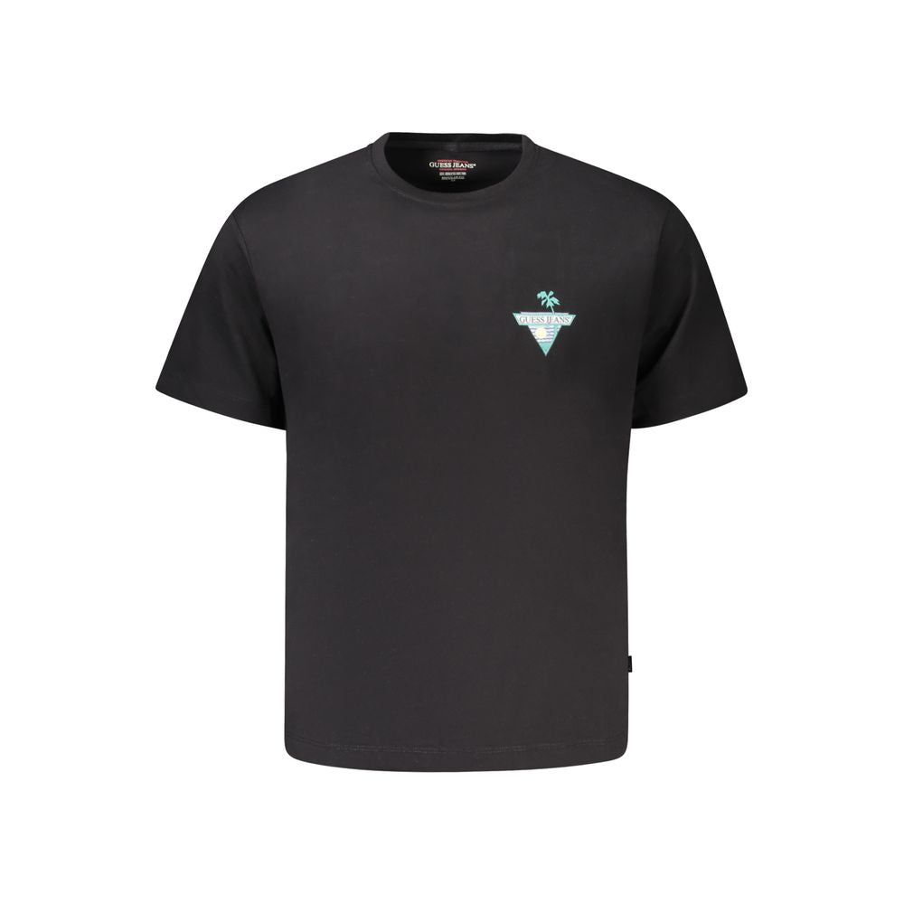 Guess Jeans Black Organic Cotton Men's T-Shirt