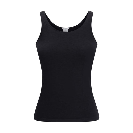 Wolford Black Cotton T-Shirt