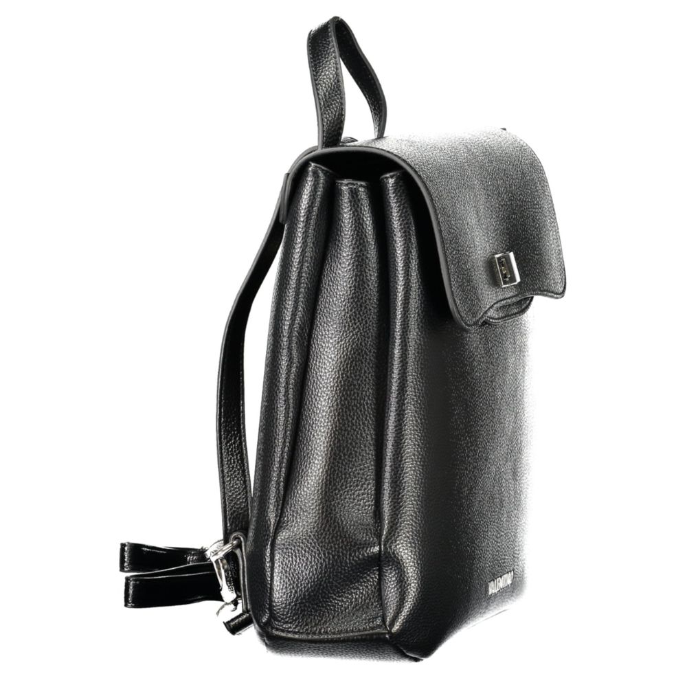 Mario Valentino Nero Polyurethane Women Backpack