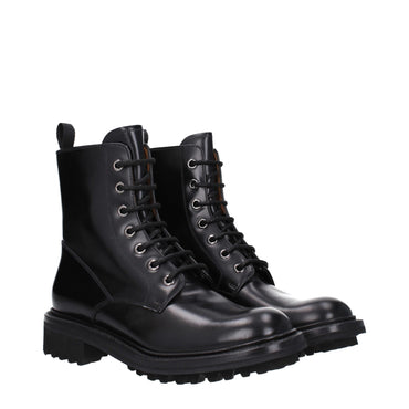 Church's Black Leather Ankle Boots