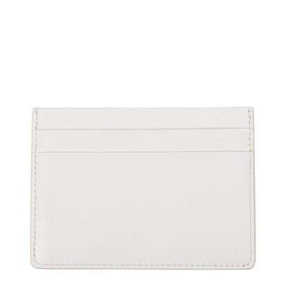 Jil Sander White Leather Cardholder
