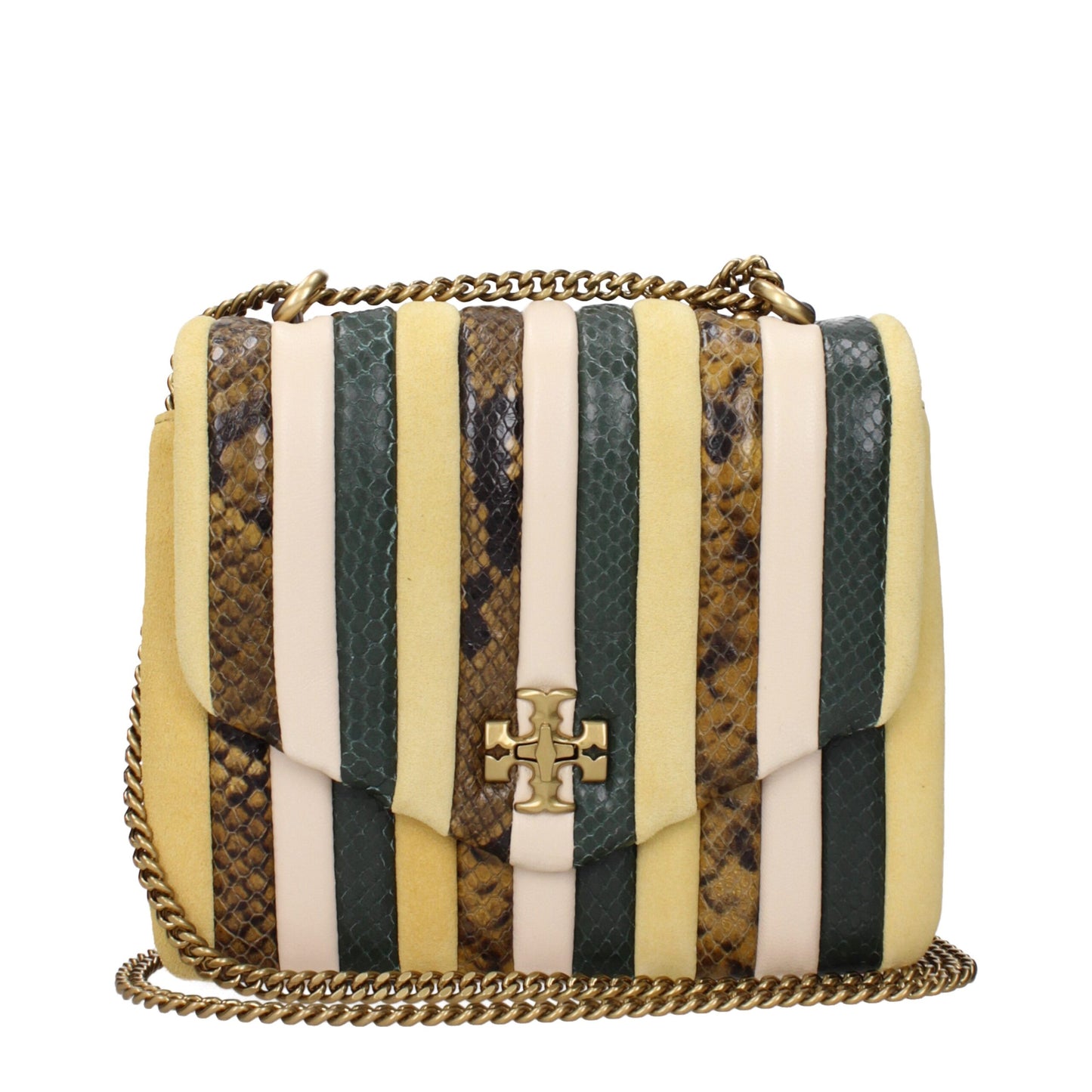 Tory Burch Yellow Leather Shoulder Bag