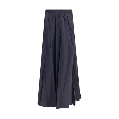 Balenciaga Blue Polyester Long Skirt