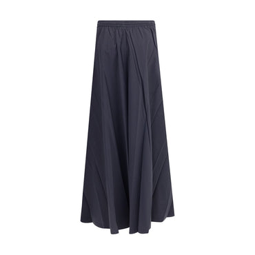 Balenciaga Blue Polyester Long Skirt