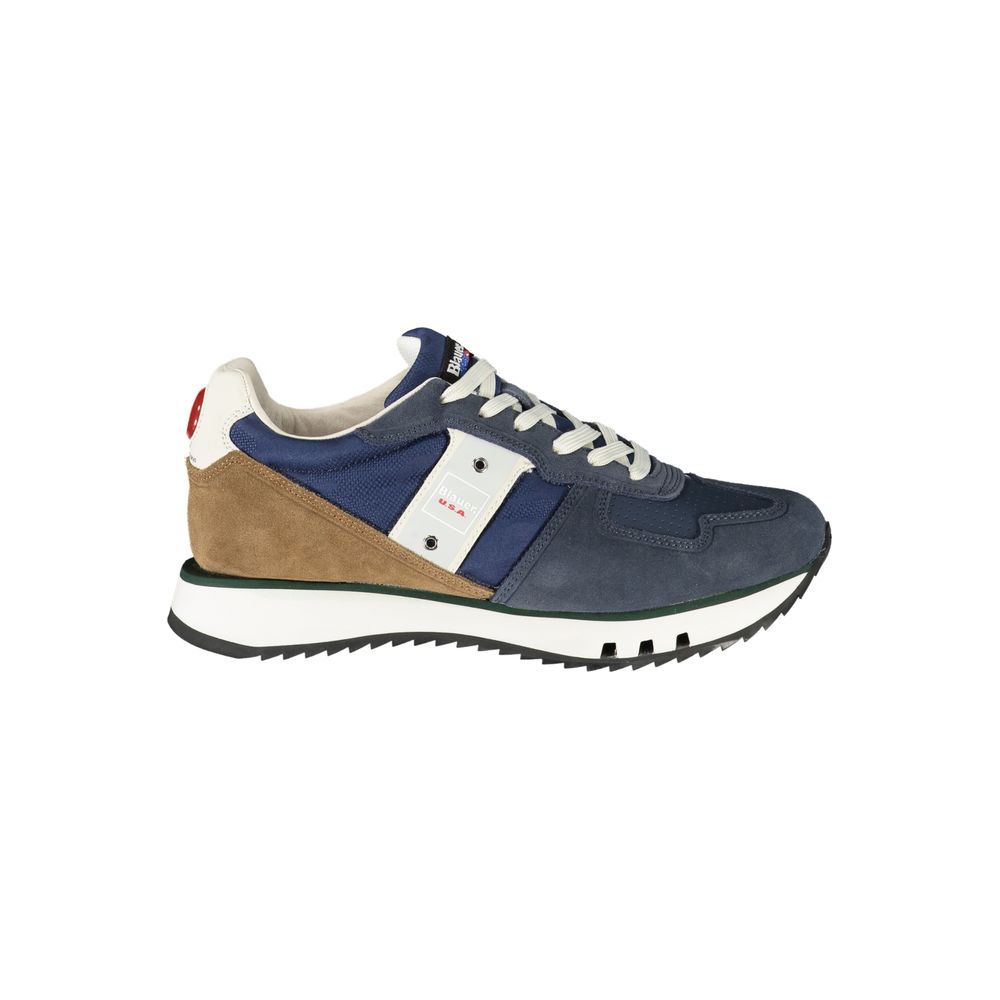Blauer Blue Leather Men Sneaker