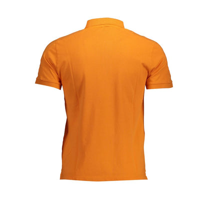 North Sails Arancione Cotton Men Polo