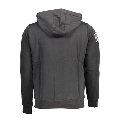 U.S. POLO ASSN. Black Cotton Men Sweatshirt