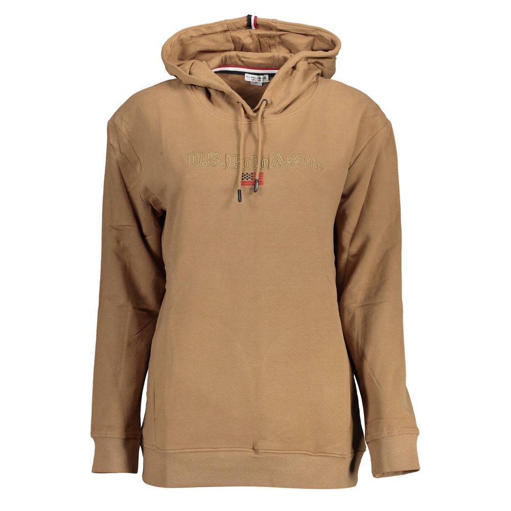 U.S. POLO ASSN. Marrone Cotton Women Sweatshirt