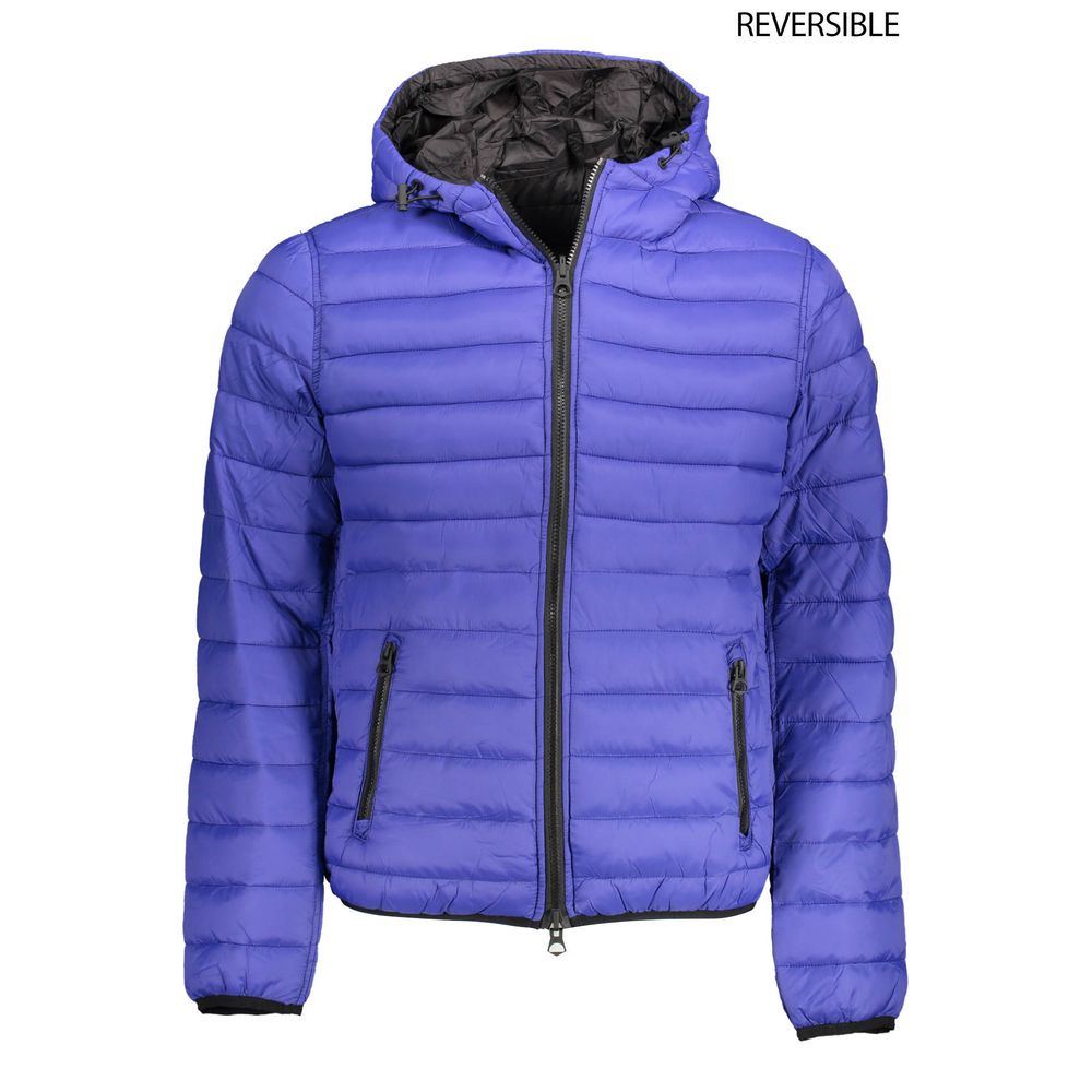 U.S. POLO ASSN. Blue Nylon Men's Reversible Jacket