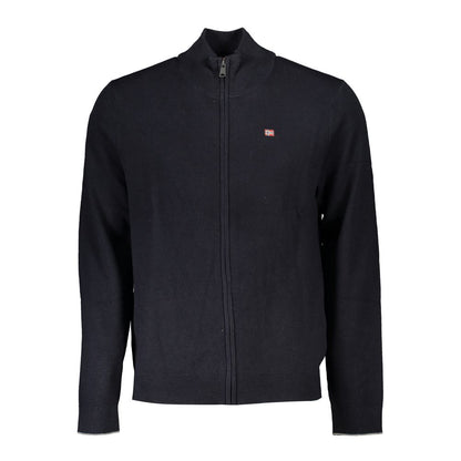 Napapijri Black Tessuto Men Cardigan