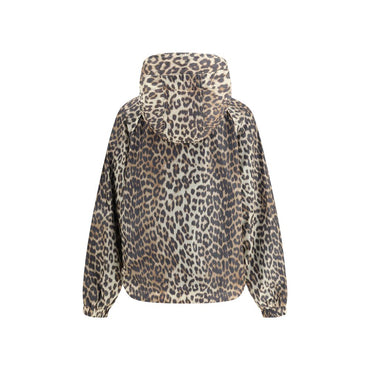 Ganni Multicolor Nylon Rain Coat