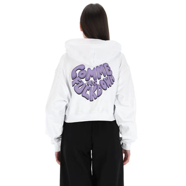 Comme Des Fuckdown White Cotton Sweater