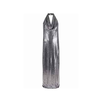 BLANCA VITA Sequin-Embellished Long Dress