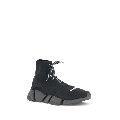 Balenciaga Black Polyester Athletic Sneakers