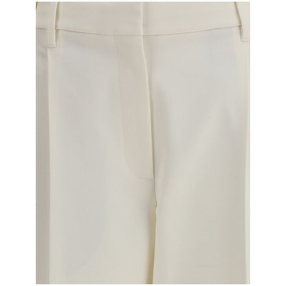 Brunello Cucinelli White Cotton Chino Pants