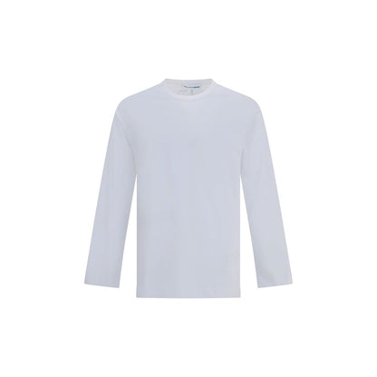 Comme Des Garçons White Cotton Long Sleeve T-Shirt