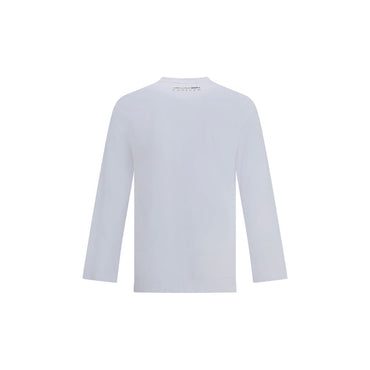 Comme Des Garçons White Cotton Long Sleeve T-Shirt