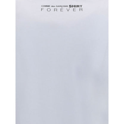 Comme Des Garçons White Cotton Long Sleeve T-Shirt