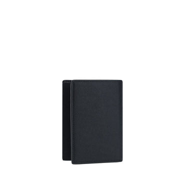 Saint Laurent Black Calf Leather Bos Taurus Wallet