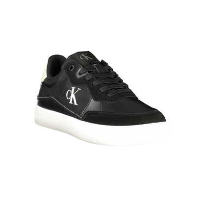 Calvin Klein Black Leather Men Sneaker