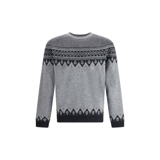 Alexander McQueen Jacquard pattern with skulls Sweater