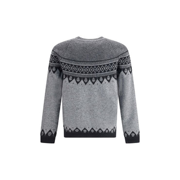 Alexander McQueen Jacquard pattern with skulls Sweater