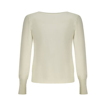 Guess Jeans Bianco Viscosa Womens Cardigan