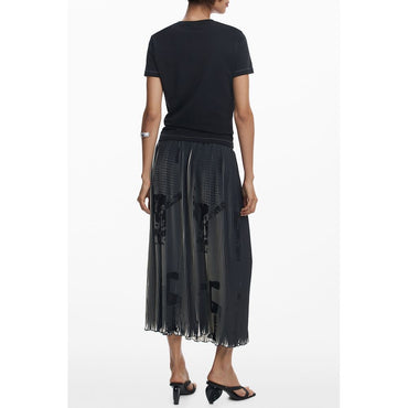 Desigual Black Cotton Women T-Shirt