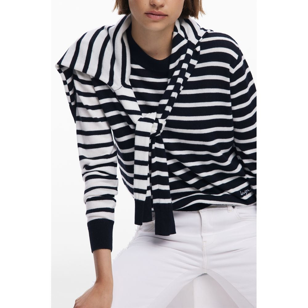 Desigual Black Wool Sweater